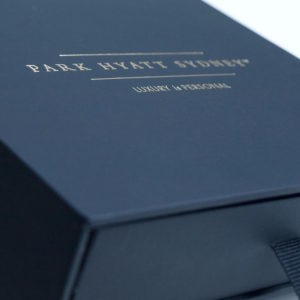Hyatt luxury packaging