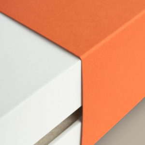 Custom made presentation packaging, magnetic boxes, document covers & metal edge boxes. Designed and built by Trusty Boxes, Sydney, Australia.