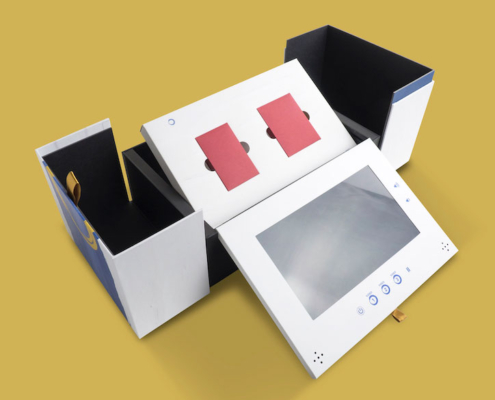 Premium custom made packaging, presentation boxes, ring binder folder, luxury rigid boxes, slip cases, magnet closure gift boxes, magnet ring binder, metal edge boxes by Trusty Boxes.