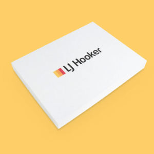 LJ Hooker corporate branded pre-listing premium presentation box