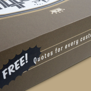 Bespoke influencer presentation rigid box, designed and customised to suit your needs by Trusty.