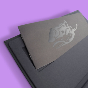 Bespoke luxury branded promotional presentation boxes, magnetic closure boxes, luxury gift boxes, document covers & metal edge boxes. Designed and built by Trusty Boxes, Sydney, Australia.