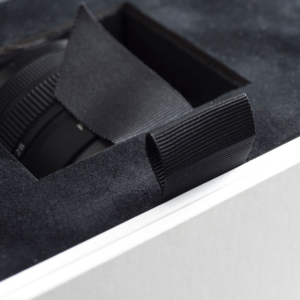 Custom made luxury branded product presentation boxes, magnetic closure boxes, luxury gift boxes, real estate settlement boxes. Designed and built by Trusty Boxes, Sydney, Australia.