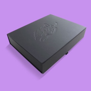 Custom made luxury branded product packaging, magnetic closure boxes, luxury gift boxes, real estate settlement boxes. Designed and built by Trusty Boxes, Sydney, Australia.