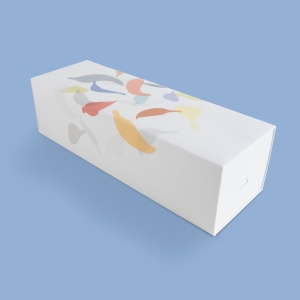 Custom made luxury branded product packaging, magnetic closure boxes, luxury gift boxes, real estate settlement boxes. Designed and built by Trusty Boxes, Sydney, Australia.