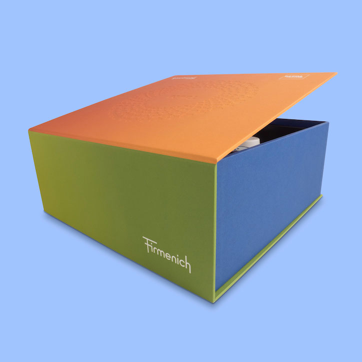 Firmenich Taste product presentation box