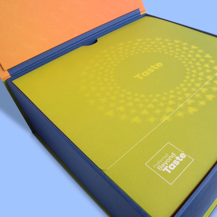 Firmenich Taste product presentation box